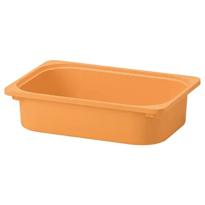 IKEA TROFAST (ИКЕА ТРУФАСТ) — Контейнер, светло-оранжевый, 42x30x10 см