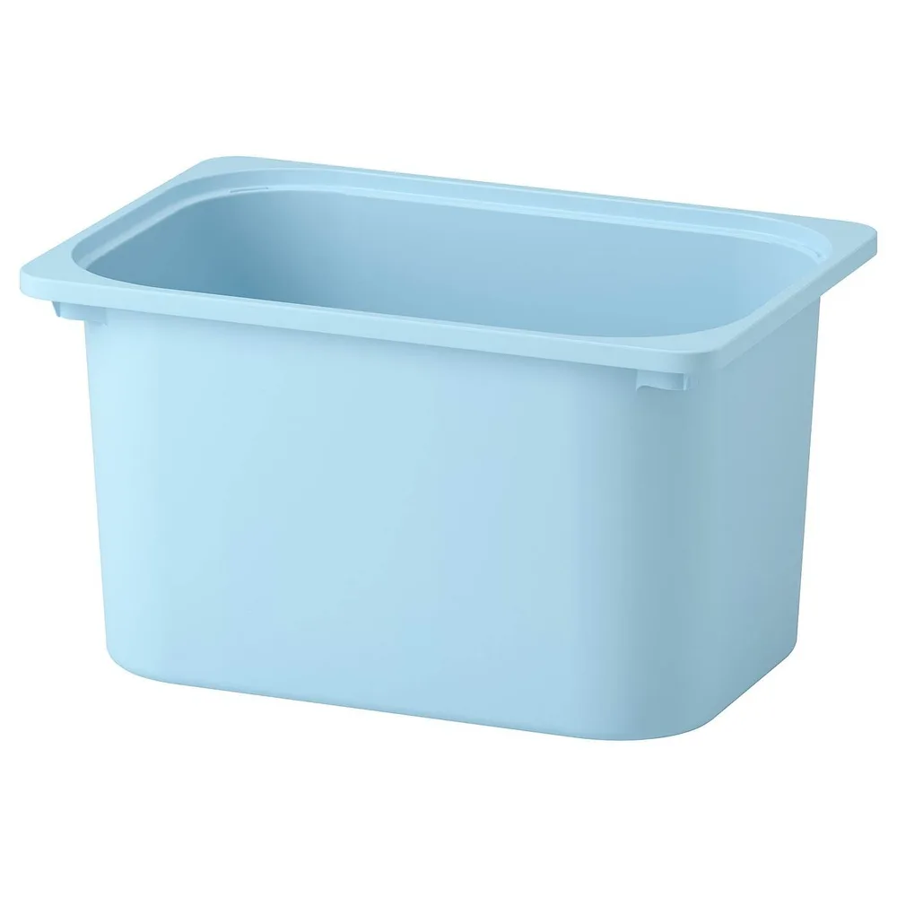 IKEA TROFAST (ИКЕА ТРУФАСТ) — Контейнер, светло-голубой, 42x30x23 см