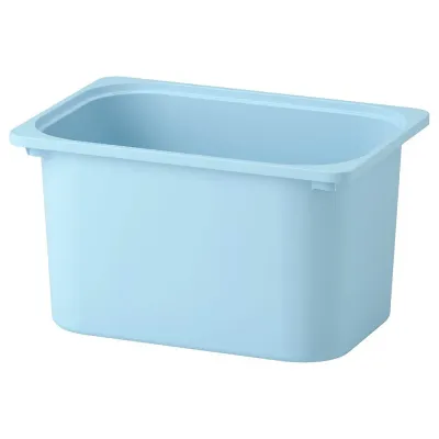 IKEA TROFAST (ИКЕА ТРУФАСТ) — Контейнер, светло-голубой, 42x30x23 см