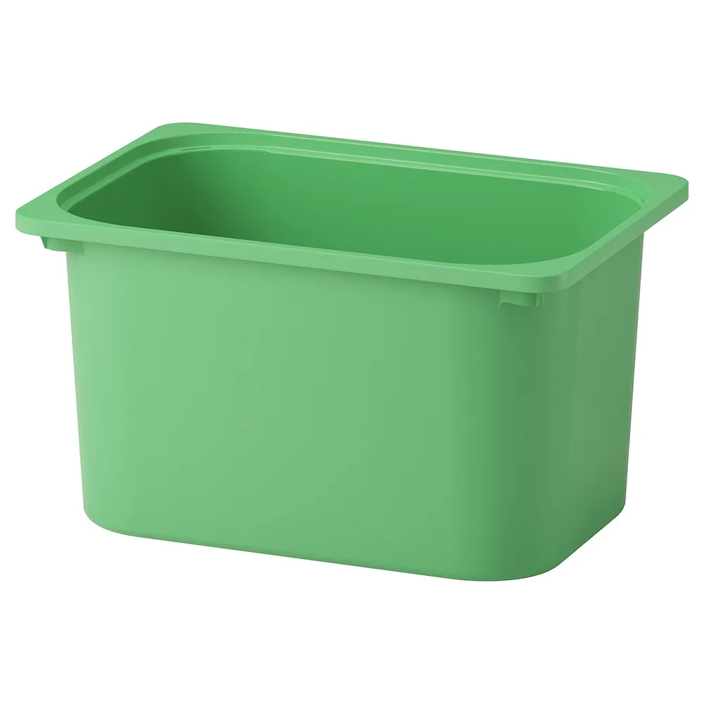 IKEA TROFAST (ИКЕА ТРУФАСТ) — Контейнер, ярко-зеленый, 42x30x23 см