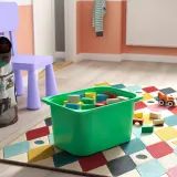 IKEA TROFAST (ИКЕА ТРУФАСТ) — Контейнер, ярко-зеленый, 42x30x23 см — фото 2