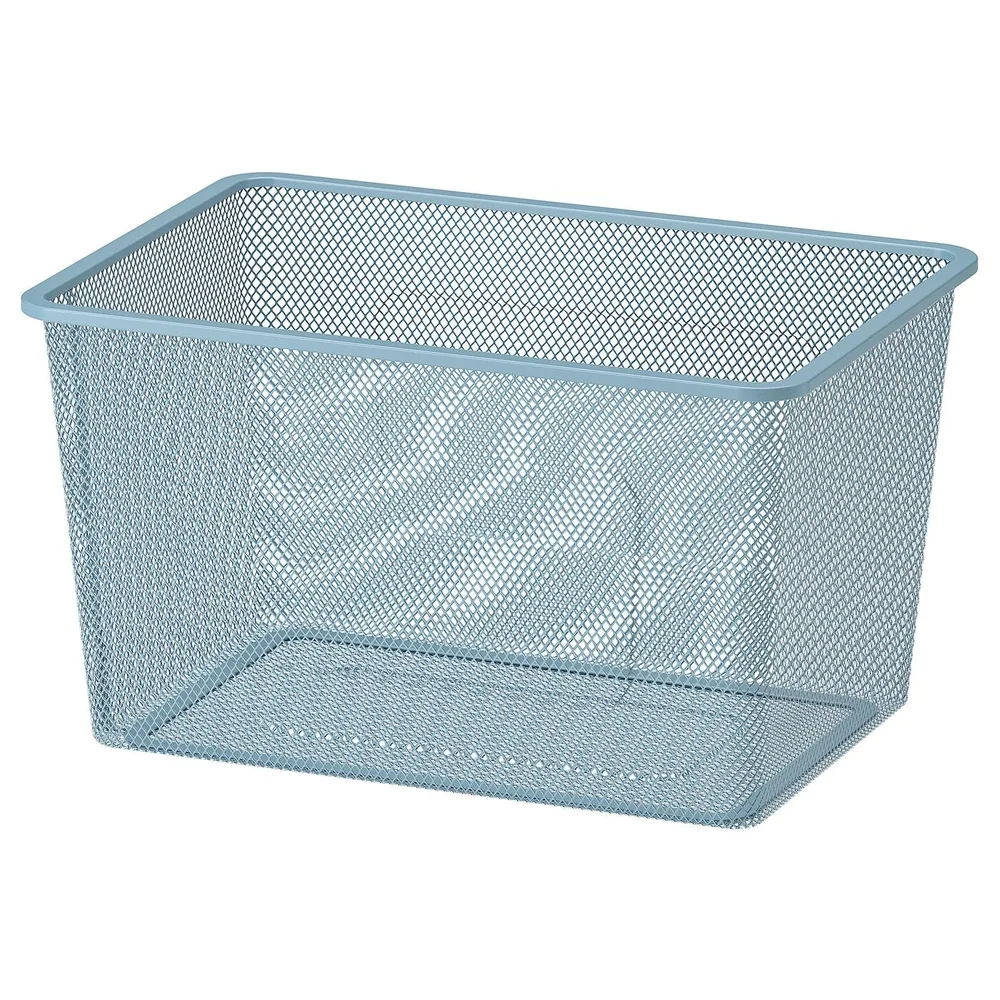 IKEA TROFAST (ИКЕА ТРУФАСТ) — Контейнер из проволоки, серо-голубой, 42x30x23 см
