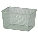 IKEA TROFAST (ИКЕА ТРУФАСТ) — Контейнер из проволоки, светло-зеленый-серый, 42x30x23 см — фото 1