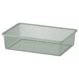 IKEA TROFAST (ИКЕА ТРУФАСТ) — Контейнер из проволоки, светло-зеленый-серый, 42x30x10 см — фото 1