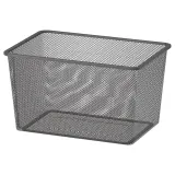 IKEA TROFAST (ИКЕА ТРУФАСТ) — Контейнер из проволоки, темно-серый, 42x30x23 см — фото 1