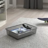 IKEA TROFAST (ИКЕА ТРУФАСТ) — Контейнер из проволоки, темно-серый, 42x30x10 см — фото 2