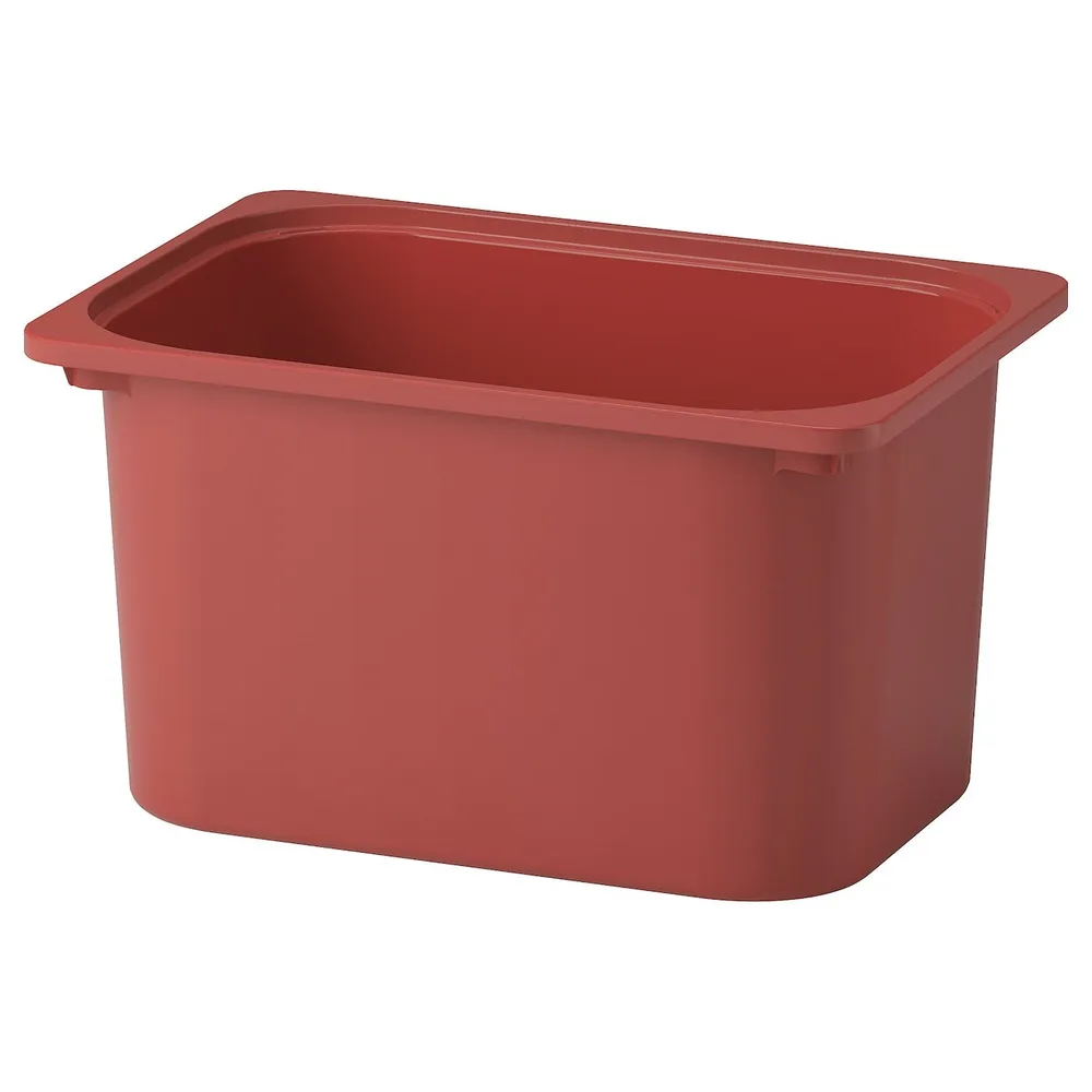 IKEA TROFAST (ИКЕА ТРУФАСТ) — Контейнер, красный, 42x30x23 см