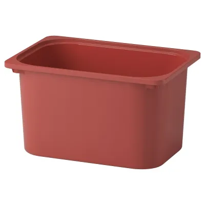 IKEA TROFAST (ИКЕА ТРУФАСТ) — Контейнер, красный, 42x30x23 см
