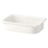 IKEA TROFAST (ИКЕА ТРУФАСТ) — Контейнер, белый, 42x30x10 см — фото 1