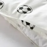 IKEA SPORTSLIG (ИКЕА СПОРТСЛИГ) — Пододеяльник и наволочка, рисунок в виде шара, 150x200/50x60 см — фото 4