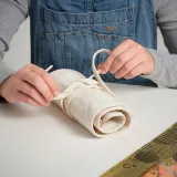 IKEA SOLFÅGEL (ИКЕА СОЛФОГЕЛ) — Пенал с ручкой, бежевый — фото 4