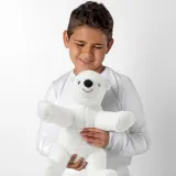 IKEA SNUTTIG (ИКЕА СНУТТИГ) — Белый белый медведь из плюша, 29 см — фото 3