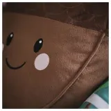 IKEA SKOGSDUVA (ИКЕА СКОГСДУВА) — Подушка с карманом, в форме желудя/коричневая, 32x37 см — фото 2