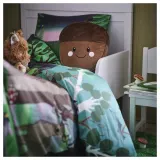 IKEA SKOGSDUVA (ИКЕА СКОГСДУВА) — Подушка с карманом, в форме желудя/коричневая, 32x37 см — фото 3