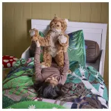 IKEA SKOGSDUVA (ИКЕА СКОГСДУВА) — Плюшевая игрушка, рысь/оранжево-коричневый, 63 см — фото 5