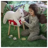 IKEA SKOGSDUVA (ИКЕА СКОГСДУВА) — Плюш, песец/белый, 60 см — фото 5