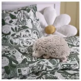 IKEA SKOGSDUVA (ИКЕА СКОГСДУВА) — Плюшевая игрушка, ежик/бежевый, 21 см — фото 2