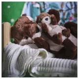 IKEA SKOGSDUVA (ИКЕА СКОГСДУВА) — Плюшевая игрушка, 2 шт, выдра с детенышем/коричнево-бежевая, 45 см — фото 2