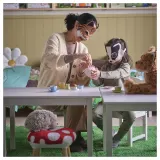 IKEA SKOGSDUVA (ИКЕА СКОГСДУВА) - Маска, 2 шт, барсук/разноцветная рыба — фото 2