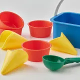 IKEA SANDIG (ИКЕА САНДИГ) — Набор для песочного мороженого, 10 шт, разноцветный — фото 4