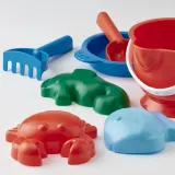 IKEA SANDIG (ИКЕА САНДИГ) — Набор для песочницы из 7 частей, разноцветный — фото 4