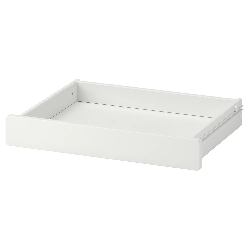 IKEA RELATERA (ИКЕА РЕЛАТЕРА) — Ящик, белый, 50x36x8 см