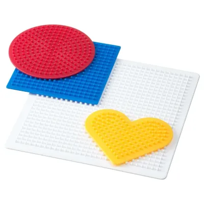IKEA PYSSLA (ИКЕА ПЙССЛА) — Формы для бусин, 4 шт, разные цвета