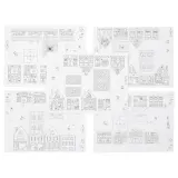 IKEA MÅLA (ИКЕА МОЛА) — Шаблон города из 10 частей картона — фото 2