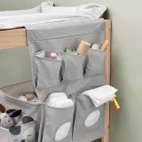 IKEA LEN (ИКЕА ЛЕН) — Подвесной органайзер, горошек/светло-серый, 45x64 см — фото 3