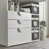 IKEA LEN (ИКЕА ЛЕН) — Коробка, 2 шт, зеленый/светло-серый — фото 5