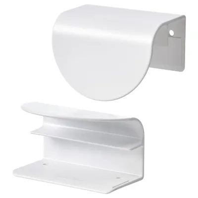 IKEA LATMASK (ИКЕА ЛАТМАСК) — Зажимное приспособление, белый, 60 мм 2 шт.