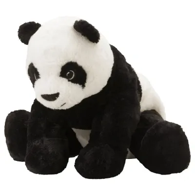 IKEA KRAMIG (ИКЕА КРАМИГ) — Плюш, белый/черный