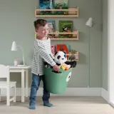 IKEA KRAMIG (ИКЕА КРАМИГ) — Плюш, белый/черный — фото 5