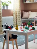 IKEA KRAMIG (ИКЕА КРАМИГ) — Плюш, белый/черный — фото 6