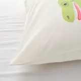 IKEA JÄTTELIK (ИКЕА ЙЭТТЕЛИК) — Пододеяльник и наволочка, динозавры/белый, 150x200/50x60 см — фото 7