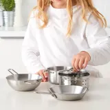 IKEA DUKTIG (ИКЕА ДУКТИГ) — Набор игровых горшков, 5 шт, сталь — фото 2