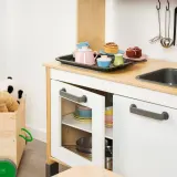 IKEA DUKTIG (ИКЕА ДУКТИГ) — Игрушечный сервиз 8 чашек/тарелок, разные цвета — фото 3