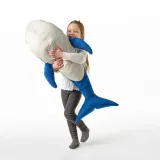 IKEA BLÅVINGAD (ИКЕА БЛОВИНГАД) — Плюшевая игрушка, синий кит, 100 см — фото 2