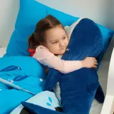 IKEA BLÅVINGAD (ИКЕА БЛОВИНГАД) — Плюшевая игрушка, синий кит, 100 см — фото 3