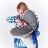 IKEA BLÅVINGAD (ИКЕА БЛОВИНГАД) — Плюшевая игрушка, синий кит, 100 см — фото 6