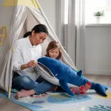 IKEA BLÅVINGAD (ИКЕА БЛОВИНГАД) — Плюшевая игрушка, синий кит, 100 см — фото 7