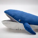 IKEA BLÅVINGAD (ИКЕА БЛОВИНГАД) — Плюшевая игрушка, синий кит, 100 см — фото 8