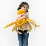 IKEA BLÅVINGAD (ИКЕА БЛОВИНГАД) — Плюши, осьминог/желтый, 50 см — фото 2
