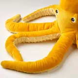 IKEA BLÅVINGAD (ИКЕА БЛОВИНГАД) — Плюши, осьминог/желтый, 50 см — фото 6