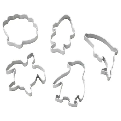 IKEA BLÅVINGAD (ИКЕА БЛОВИНГАД) — Формы для запекания, 5 шт, серебро