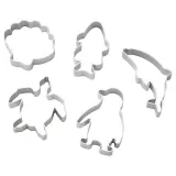 IKEA BLÅVINGAD (ИКЕА БЛОВИНГАД) — Формы для запекания, 5 шт, серебро — фото 1