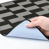 IKEA BLÅSKATA (ИКЕА БЛОСКАТА) — Игровой коврик для мыши, черный/серый дизайн, 40x80 см — фото 2