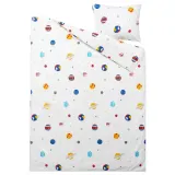 IKEA AFTONSPARV (ИКЕА АФТОНСПАРВ) — Пододеяльник и наволочка, космос/мультиколор, 150x200/50x60 см — фото 2