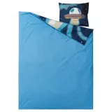 IKEA AFTONSPARV (ИКЕА АФТОНСПАРВ) — Пододеяльник и наволочка, космос/голубой, 150x200/50x60 см — фото 3