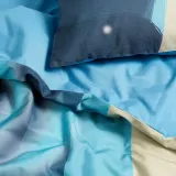 IKEA AFTONSPARV (ИКЕА АФТОНСПАРВ) — Пододеяльник и наволочка, космос/голубой, 150x200/50x60 см — фото 7